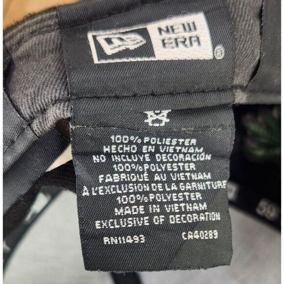 New Era 59fifty San Diego Padres Fitted 7" Hat Cap Black Beach Palm Summer MLB - Picture 11 of 11